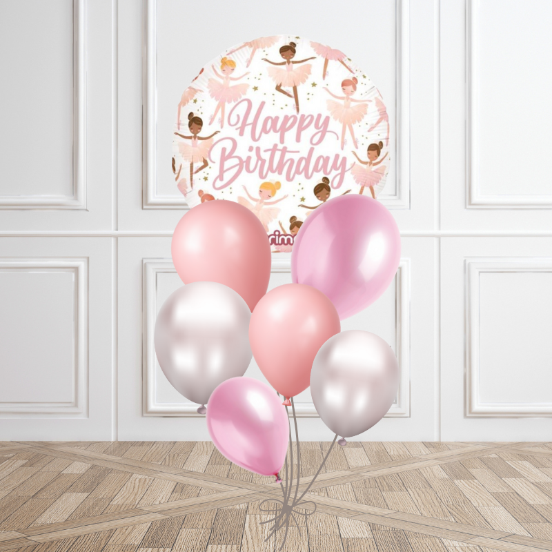 Ballerina Dreams Birthday Balloon Bouquet