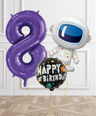 Space Happy Birthday Balloon Bouquet