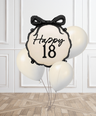 Bow Luxe Milestone Birthday Balloon Bouquet