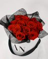 Signature Red Rose Hat Box