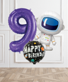 Space Happy Birthday Balloon Bouquet