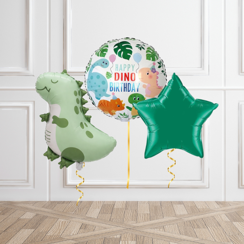 Dino Celebration Helium Bunch