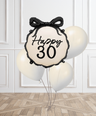 Bow Luxe Milestone Birthday Balloon Bouquet