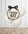 Bow Luxe Milestone Birthday Balloon Bouquet