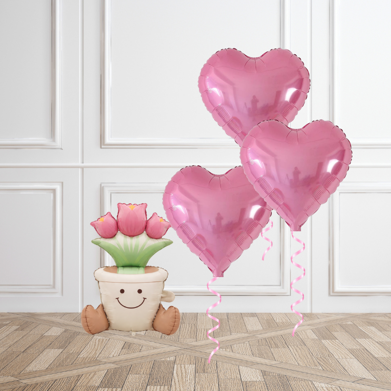 Blush Tulip Love Balloon Bundle