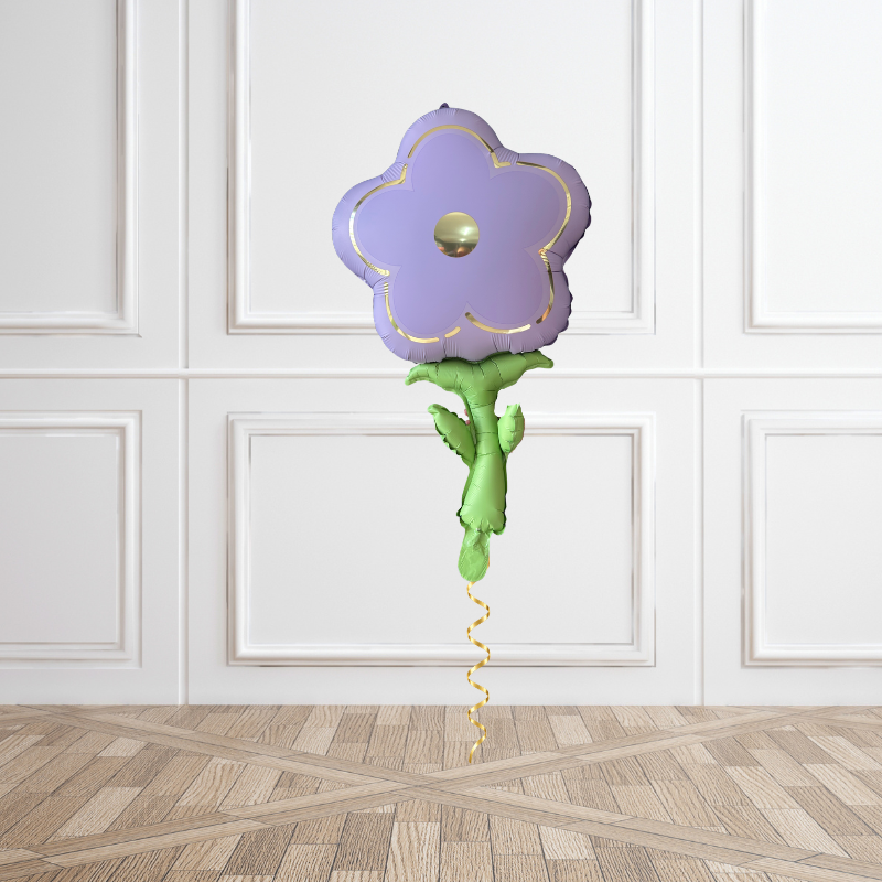 Lavender Flower Foil Balloon