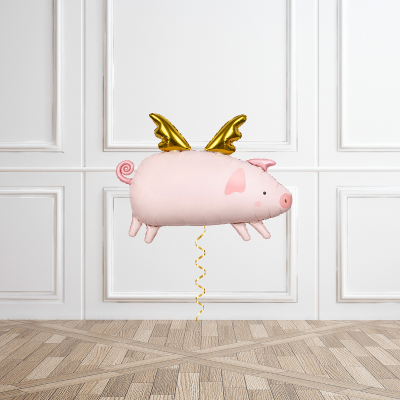 Flying Pig Helium Balloon