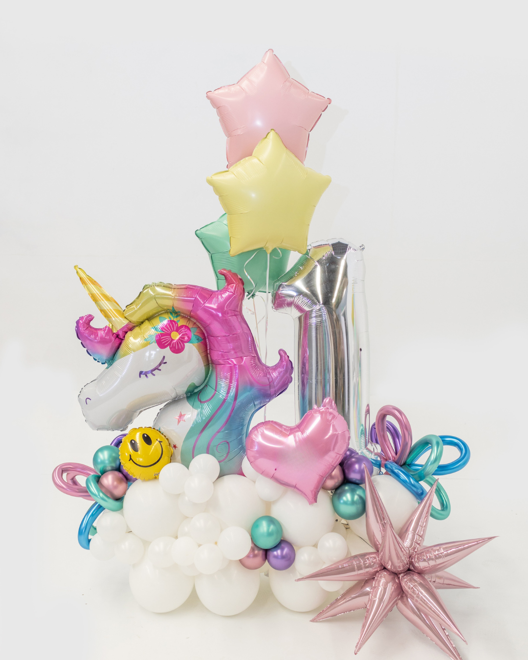 Magical Unicorn Balloon Bunch