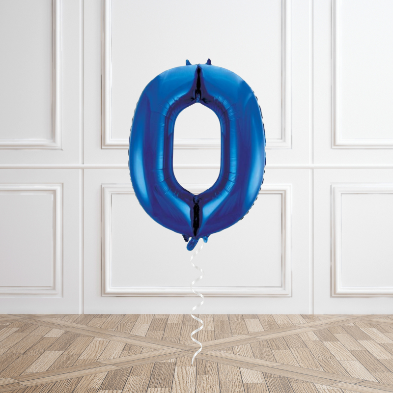 Cobalt Chrome Helium Number Balloon