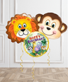 Safari Friends Birthday Balloon Bouquet