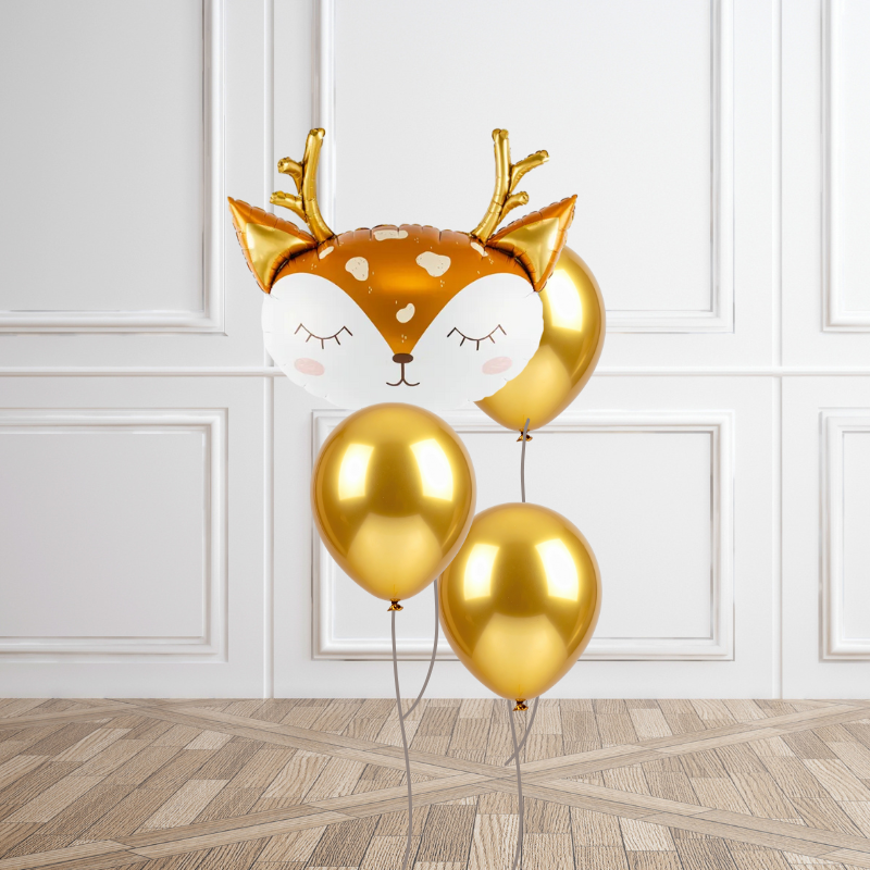 Christmas Reindeer Balloon Bouquet