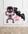 Pink or Treat Halloween Helium Balloon Bunch