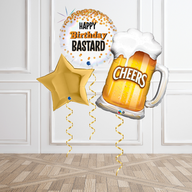 Cheers Birthday Legend Balloon Bunch