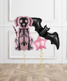 Pink or Treat Halloween Helium Balloon Bunch