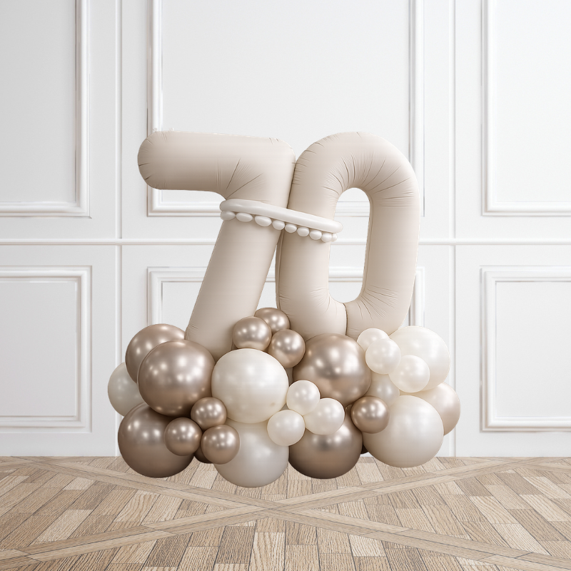 Champagne Balloon Bunch