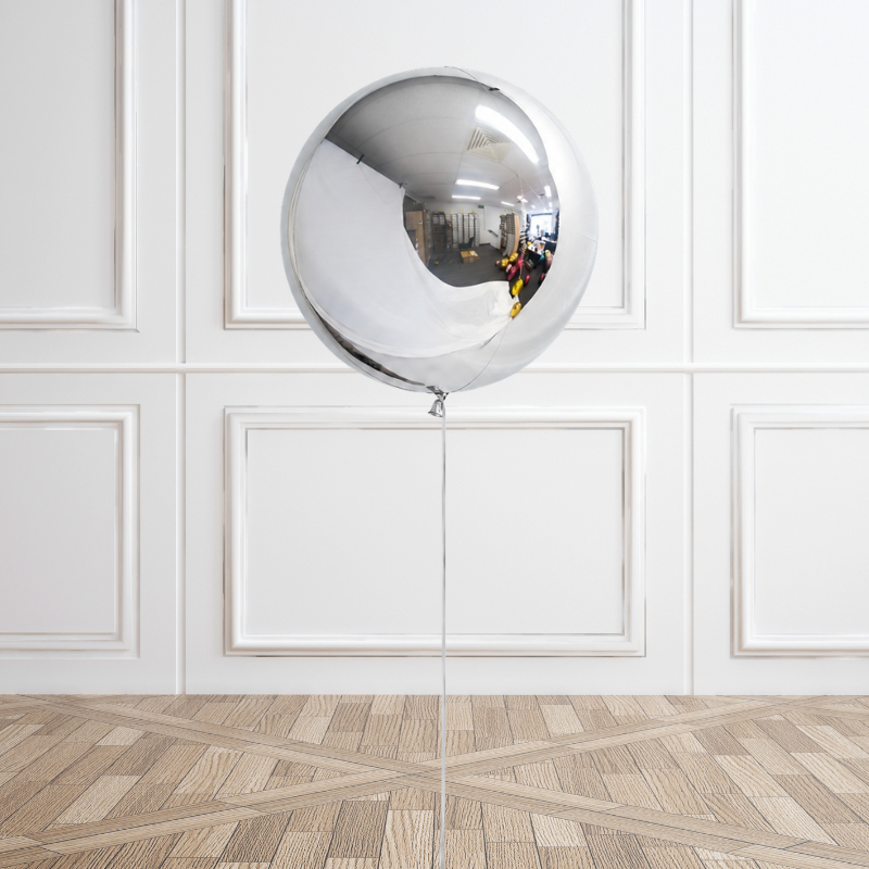 Chrome Orb Helium Balloon