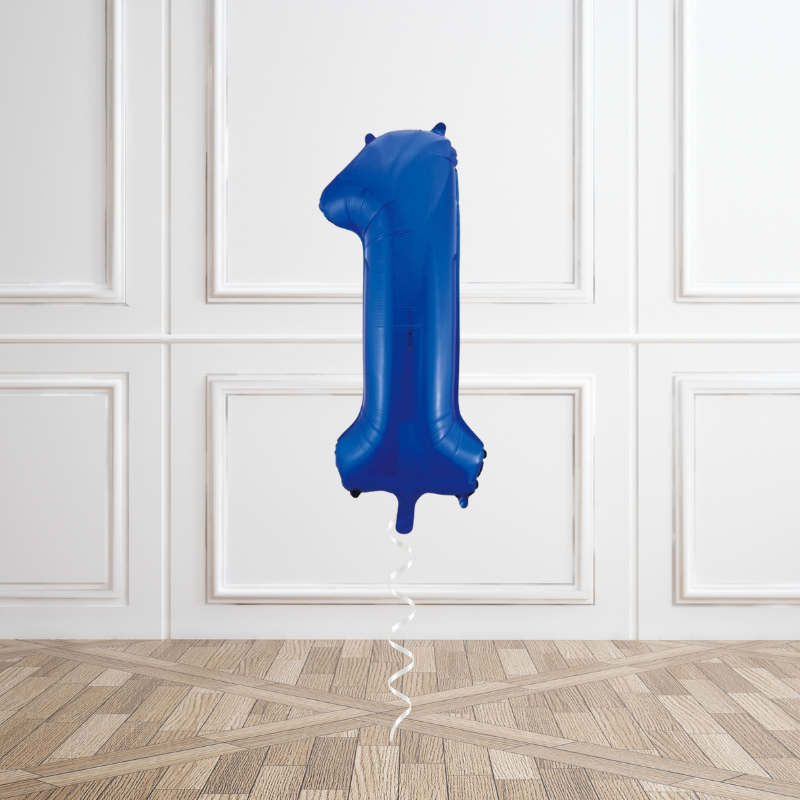 Cobalt Chrome Helium Number Balloon