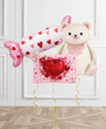 Beary Cute Valentine Balloon Bunch