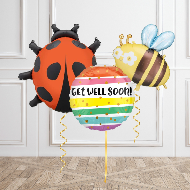 Little Bugs Get Well Helium Bunch