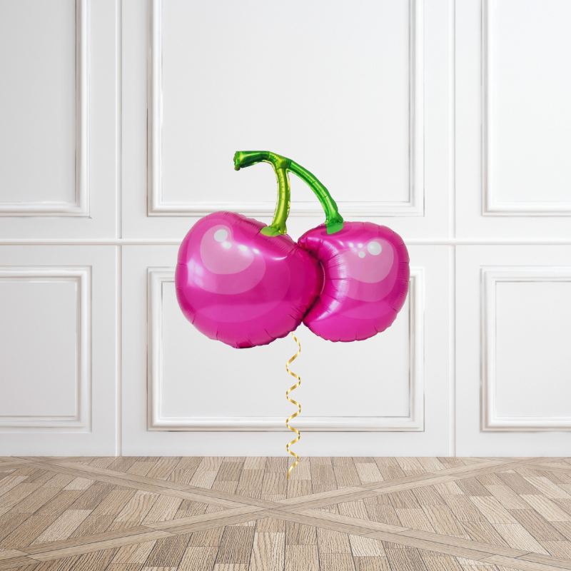 Pink Cherry Helium Balloon