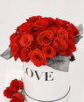 Signature Red Rose Hat Box
