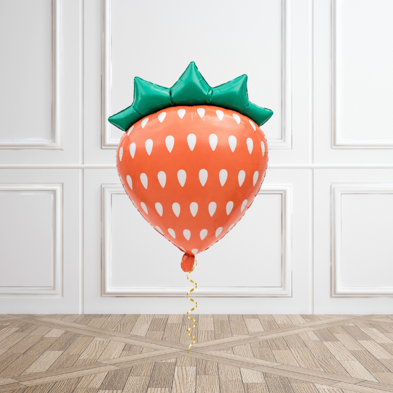 Red Strawberry Helium Balloon