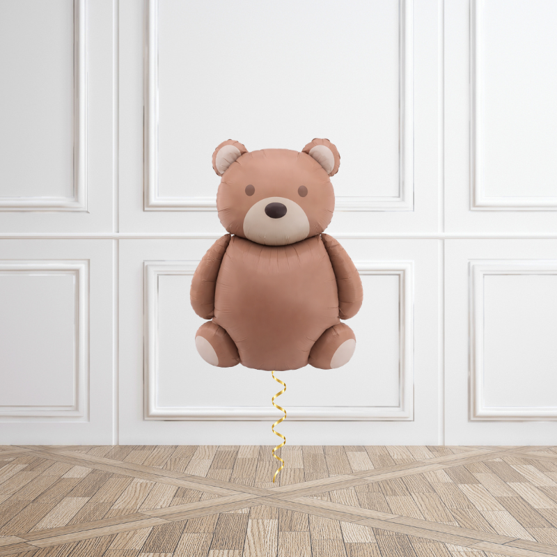Chocolate Teddy Helium Balloon