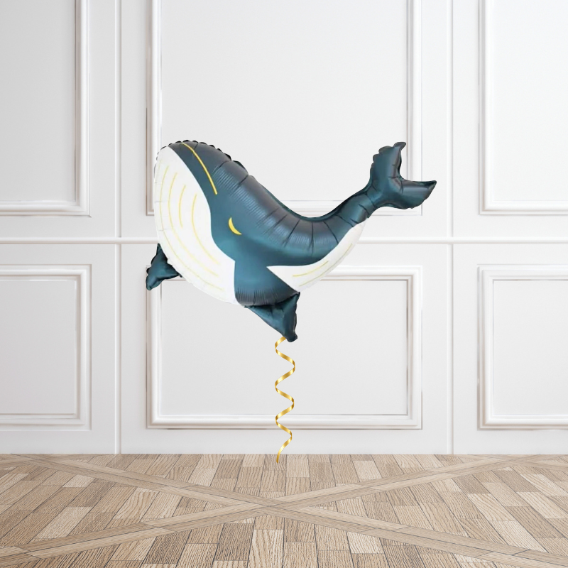 Gentle Giant Whale Helium Foil Balloon