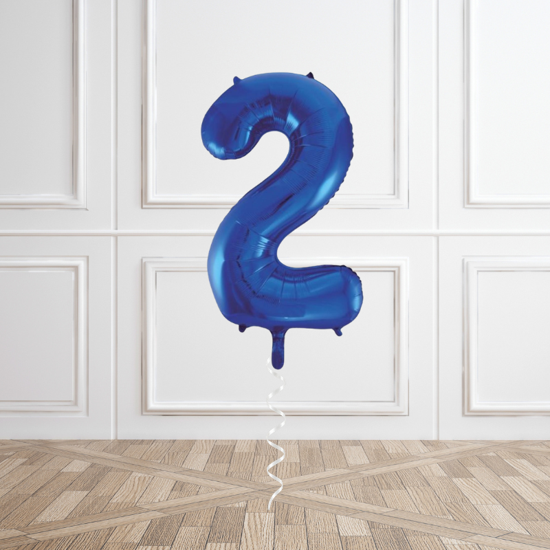 Cobalt Chrome Helium Number Balloon