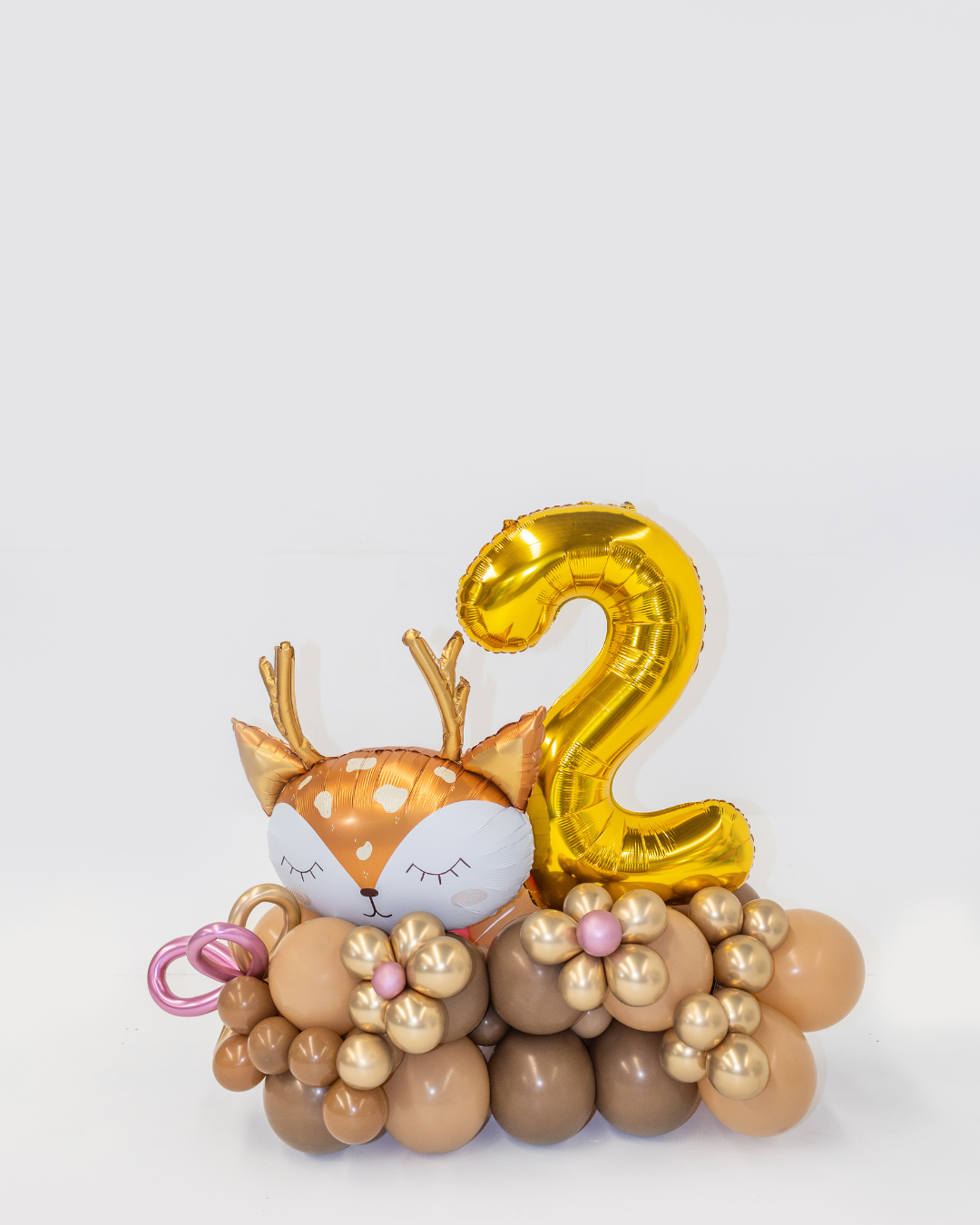Woodland Deer Number Balloon Bunch
