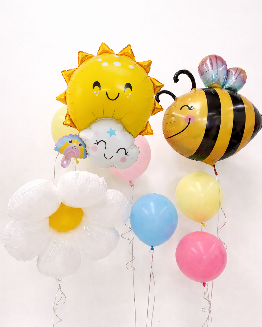 Happy Bee Balloon Bunch