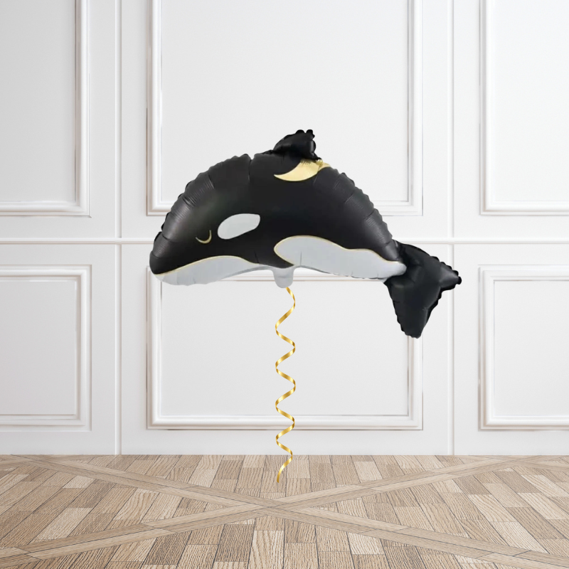 Ocean Orca Helium Foil Balloon