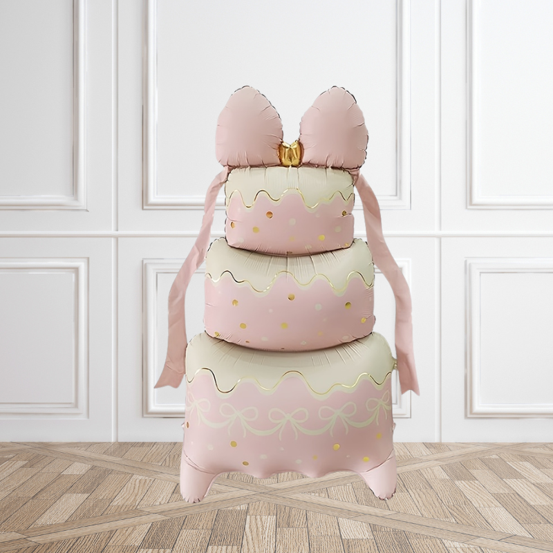 Pink Celebration Cake Foil Balloon