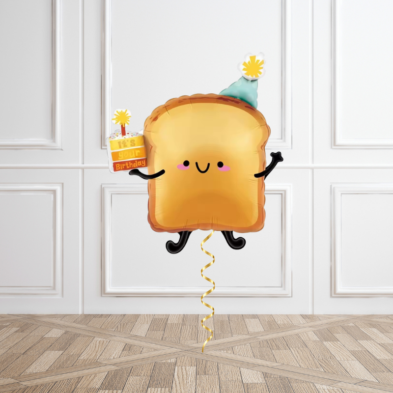 Birthday Toast Helium Foil Balloon