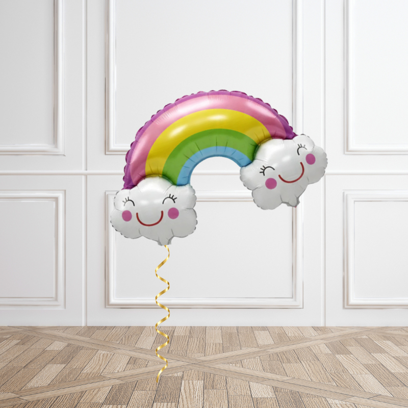 Happy Rainbow Helium Foil Balloon