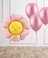 Sweet Pink Daisy Balloon