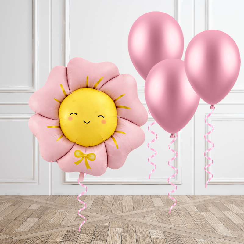 Sweet Pink Daisy Balloon