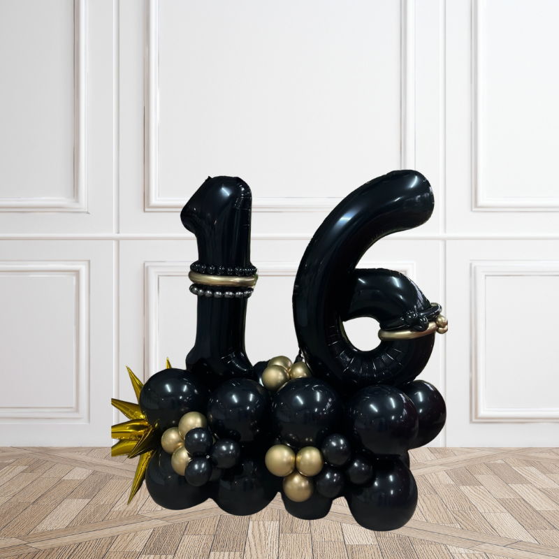 Custom Number Balloon Bunch