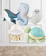 Under the Sea Balloon Helium Balloon Bundle