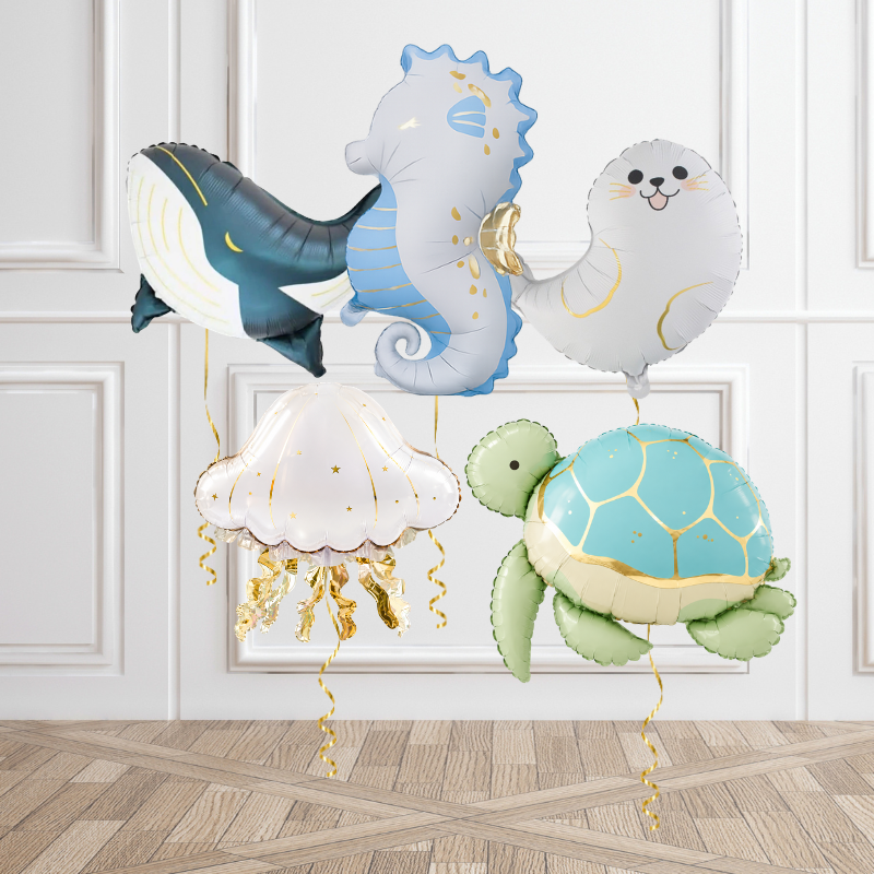 Under the Sea Balloon Helium Balloon Bundle