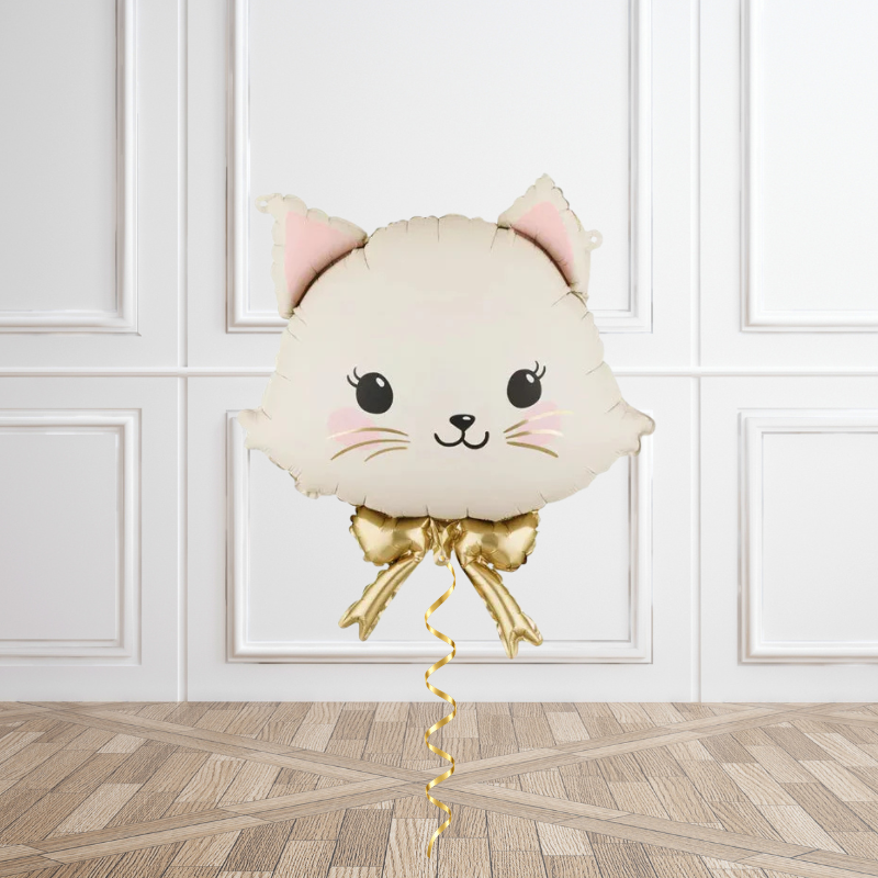 Sweet Kitty Helium Foil Balloon