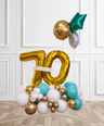 Custom Number Balloon Bunch