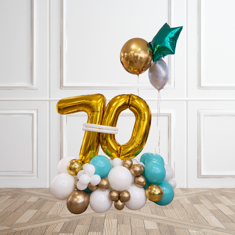 Custom Number Balloon Bunch