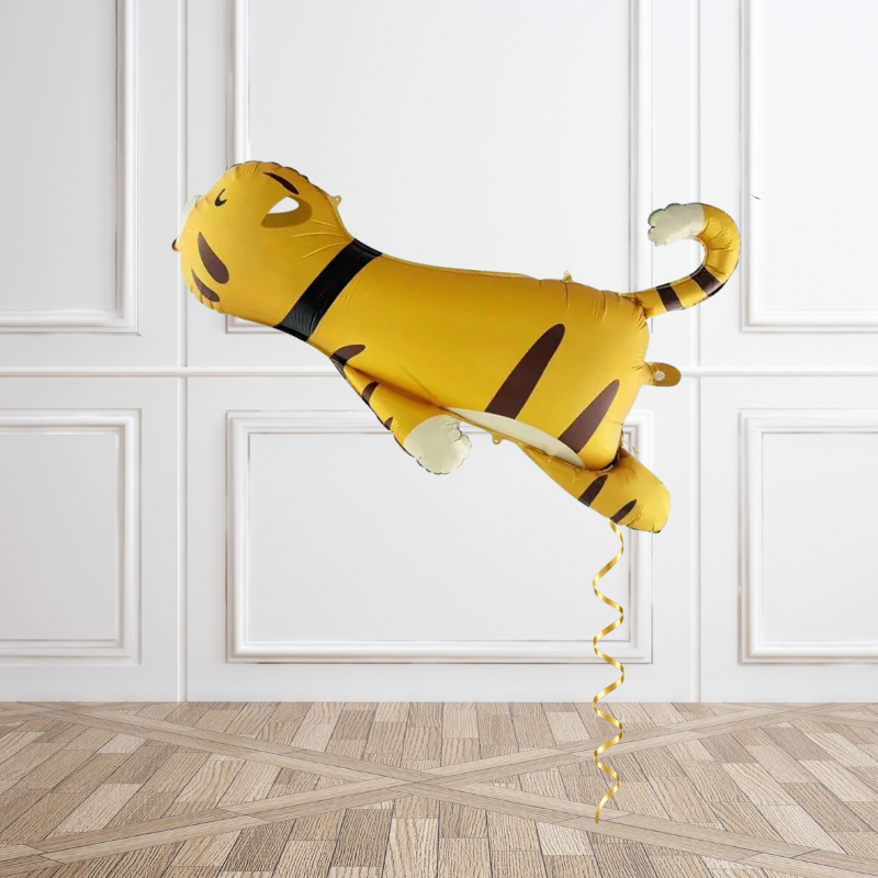 Tiger Helium Foil Balloon