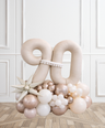 Custom Number Balloon Bunch