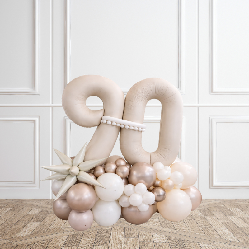 Custom Number Balloon Bunch
