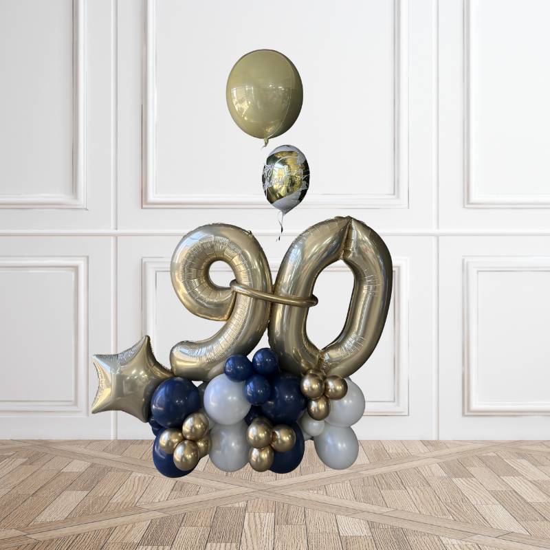 Midnight Luxe Balloon Bunch