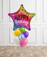 Rainbow Star Birthday Balloon Bouquet
