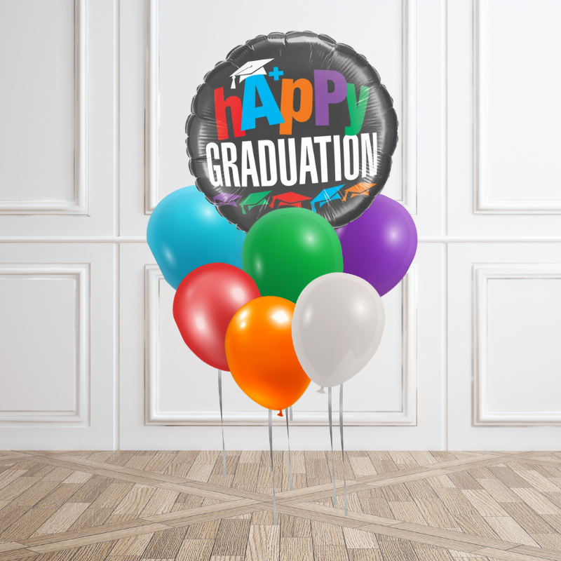 Happy Graduation A+ Balloon Bouquet