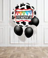 Cow Print Birthday Balloon Bouquet